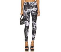 Versace Jeans Couture LEGGINGS in Black,White
