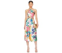 ROCOCO SAND MIDI-KLEID ZAZU in Green