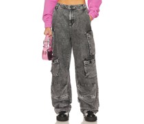 AFRM CARGOHOSE PARKER in Black