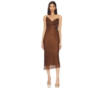 House of Harlow 1960 KLEID MASSIMA in Brown