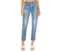 Moussy Vintage TAPERED-JEANS OAKFIELD in Blue