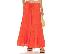 Free People MAXIROCK SIMPLY SMITTEN in Coral
