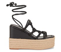 Equitare WEDGES PELAGIA ESPADRILLE in Black