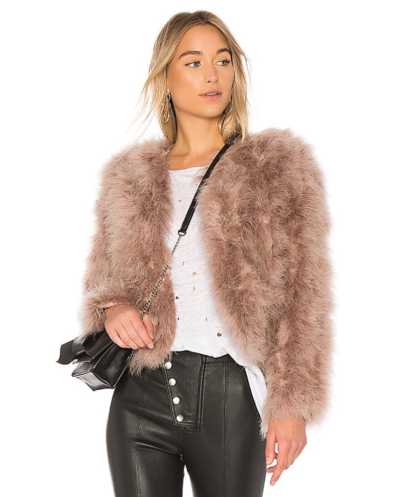 LAMARQUE Damen LAMARQUE FELLMANTEL DEORA in Pink