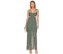 Herve Leger ABENDKLEID in Green