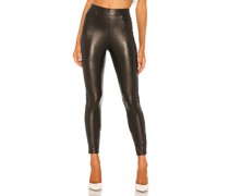 SPANX HOSE LIKE LEATHER in Black