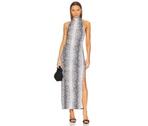 Norma Kamali ABENDKLEID in Black,White