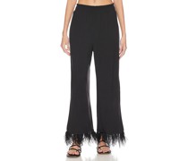 WeWoreWhat HOSE FEATHER in Black