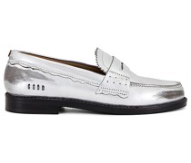 Golden Goose LOAFERS JERRY in Metallic Silver
