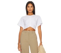 A.L.C. VERKÜRZTES TOP JOHANNA in White