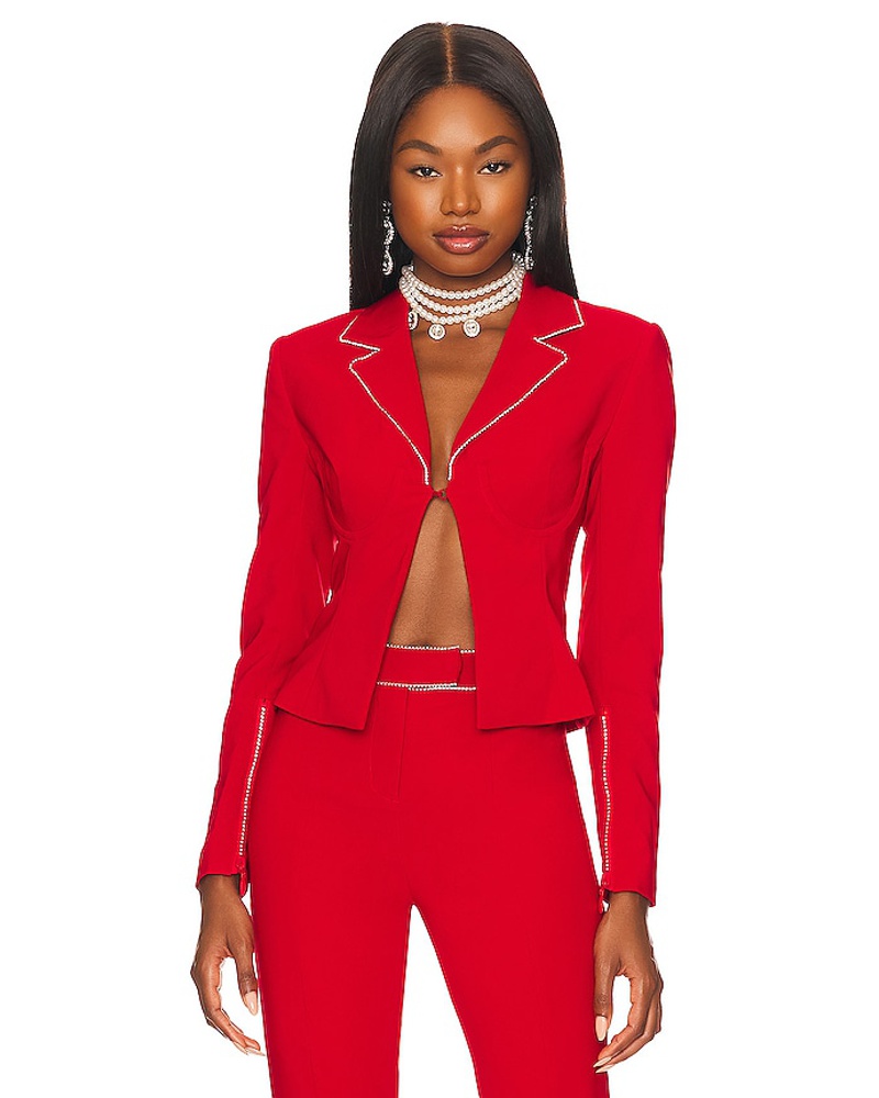 Lovers + Friends Damen Lovers and Friends MICRO JACKET CATALINA in Red