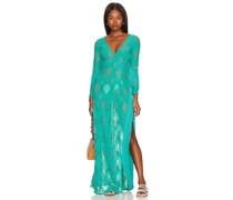 For Love & Lemons MAXIKLEID VICTORIA in Teal