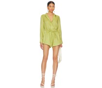 Seafolly PLAYSUIT LINEN in Green