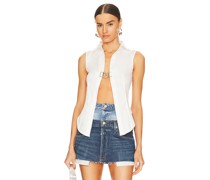 EB Denim BLUSE BUCKLE in White