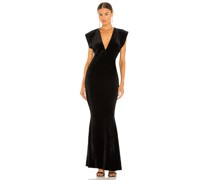 Norma Kamali ABENDKLEID RECTANGLE in Black