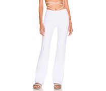 alo LEGGINGS CINCH FLARE in White