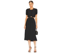 1. STATE MAXIKLEID MIT AUSSCHNITTEN in Black