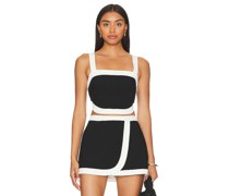 Amanda Uprichard OBERTEIL PORSHA in Black,White