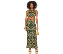 Savannah Morrow KLEID PALMERA in Green