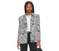 Alice + Olivia BLAZER SHAN in Black,White