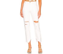 Free People JEANS TAPERED BAGGY BOYFRIEND in White