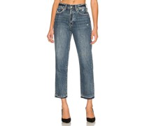 PISTOLA GERADE JEANS MIT HOHER TAILLE CHARLIE in Blue