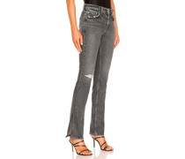 GRLFRND BOOTCUT-JEANS HAILEY in Charcoal