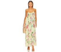 ROCOCO SAND LANGES KLEID RUE in Green