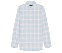 Theory FLANELLHEMD in Baby Blue