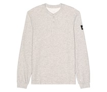 alo HENLEY-SHIRT FAST BREAK in Grey