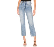 PISTOLA GERADE JEANS MIT HOHER TAILLE CHARLIE in Blue