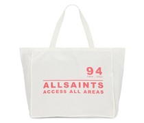 ALLSAINTS TOTE-BAG ACCESS ALL AREAS in White.