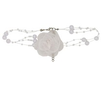 Amber Sceats CHOKER ROSE in Ivory.