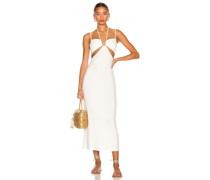 L*SPACE MIDI-KLEID NAOMI in White