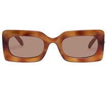 Le Specs SONNENBRILLE OH DAMN! in Brown.
