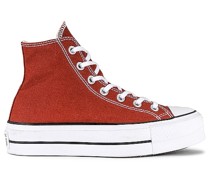 Converse PLATEAU-SNEAKERS CHUCK TAYLOR ALL STAR LIFT in Red