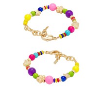 joolz by Martha Calvo ARMBAND-SET AMBREOUS in Pink.