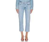 Citizens of Humanity LOW-RISE-JEANS MIT GERADEM BEIN ISLA in Blue