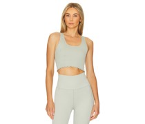 Spiritual Gangster KURZES TOP AMOR in Sage