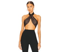 LaQuan Smith OBERTEIL WRAP in Black