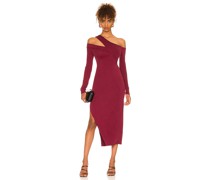 NBD MIDI-KLEID SAMMY in Burgundy