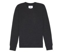 Reigning Champ Crewneck Merino Terry in Charcoal