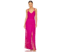 Herve Leger ABENDKLEID in Fuchsia