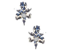 Lele Sadoughi OHRRINGE CRYSTAL LILY in Blue.