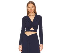 Bobi CROP-TOP in Navy