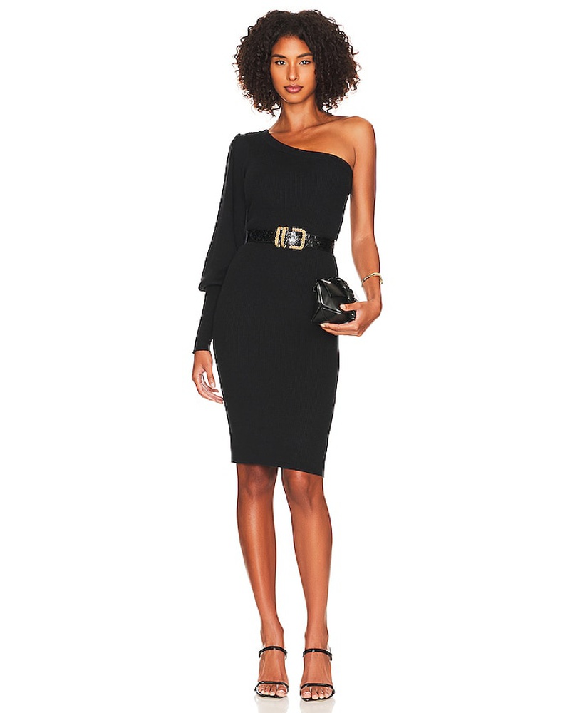 SANCTUARY Damen Sanctuary MIDI-KLEID in Black