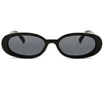 Le Specs SONNENBRILLE OUTTA LOVE in Black.