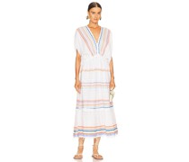 Lemlem KLEID MIT TIEFEM AUSSCHNITT BEKAH in Ivory