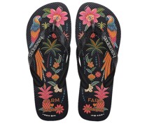 Havaianas SANDALE BLACK PARROTS in Black