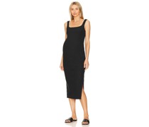 Beyond Yoga Spacedye Icon Midi Maternity Dress in Black